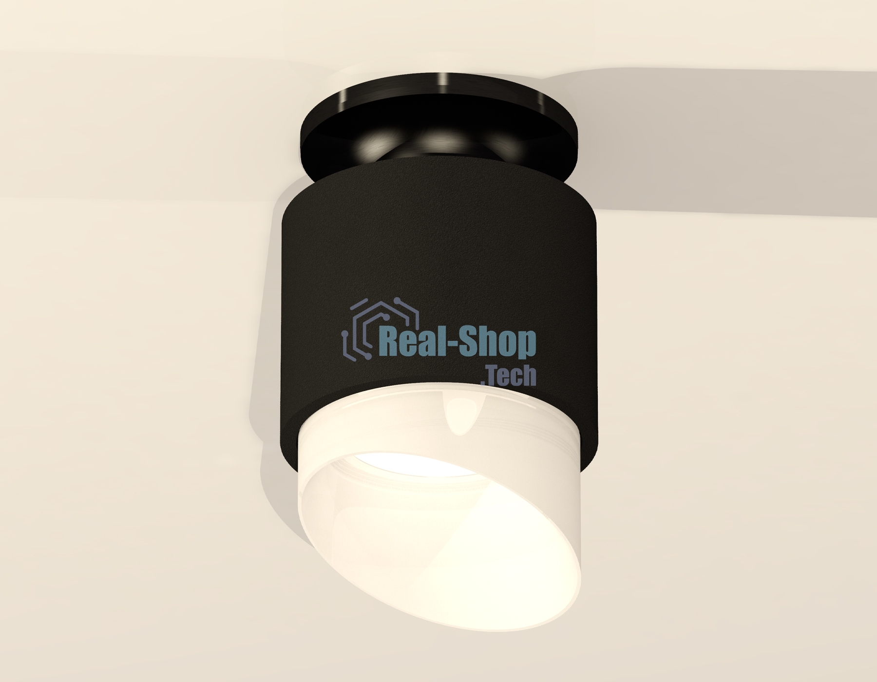 Светильник Ambrella Light XS7511066 SBK/PBK/FR черный песок/черный полированный/белый матовый MR16 GU5.3 (N7926, C7511, N7175)