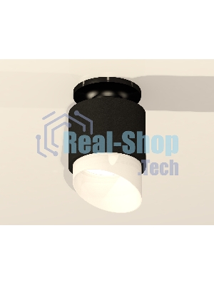 Светильник Ambrella Light XS7511066 SBK/PBK/FR черный песок/черный полированный/белый матовый MR16 GU5.3 (N7926, C7511, N7175)