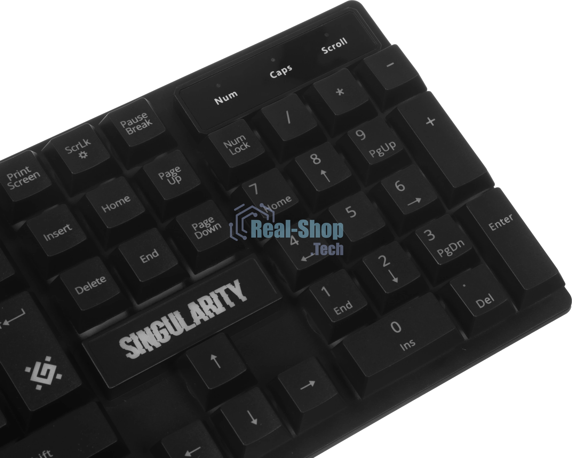 Комплект клавиатура+мышь Defender Singularity MKP-118 проводной, USB, 3200 DPI, чёрный