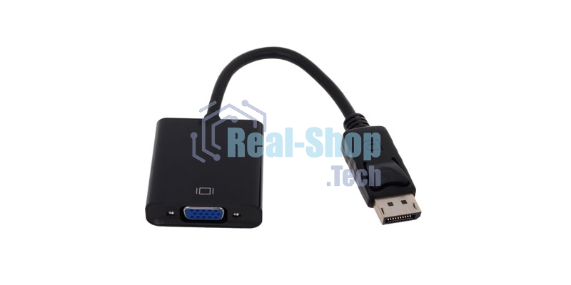 Кабель-переходник DP --> VGA-F 0,2m, Telecom (TA522)
