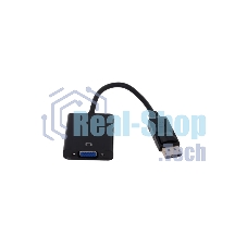 Кабель-переходник DP --> VGA-F 0,2m, Telecom (TA522)