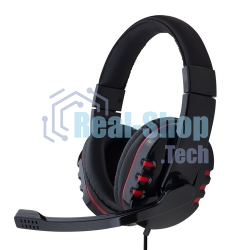 Гарнитура проводная Gembird MHS-782 стерео,черный