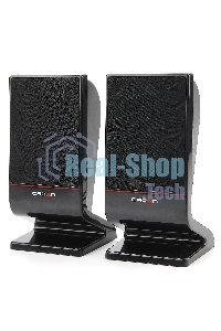 Акустическая система CROWN CMS-601 (USB, 6W; управление громкостью, разъем для наушников, кнопка включения, Длина кабеля между колонками 1м;Длина аудио-кабеля и питания 2м.)