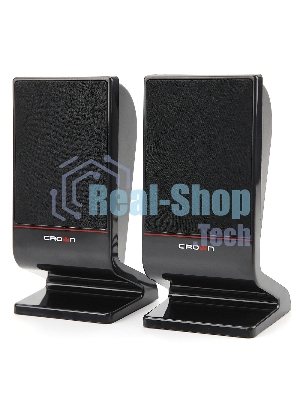 Колонки Crown CMS-601 чёрный, 2.0, 6 Вт, AUX