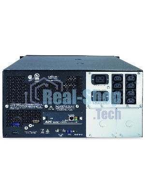 Источник бесперебойного питания APC Smart-UPS SUA5000RMI5U / 5000ВА / 4000Вт / 2 х IEC 320 C19 (компьютерная), 8 х IEC 320 C13 (компьютерная)