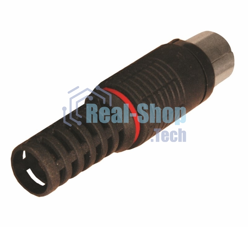 Разъем гнездо TV без пайки черный PROCONNECT