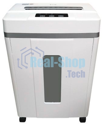 Шредер Office Kit S200TSCD 0,8x2 белый (секр.P-7) фрагменты 6лист. 25лтр. скобы пл.карты CD