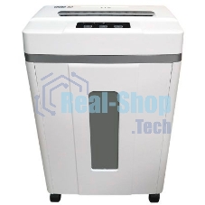 Шредер Office Kit S200TSCD 0,8x2 белый (секр.P-7) фрагменты 6лист. 25лтр. скобы пл.карты CD