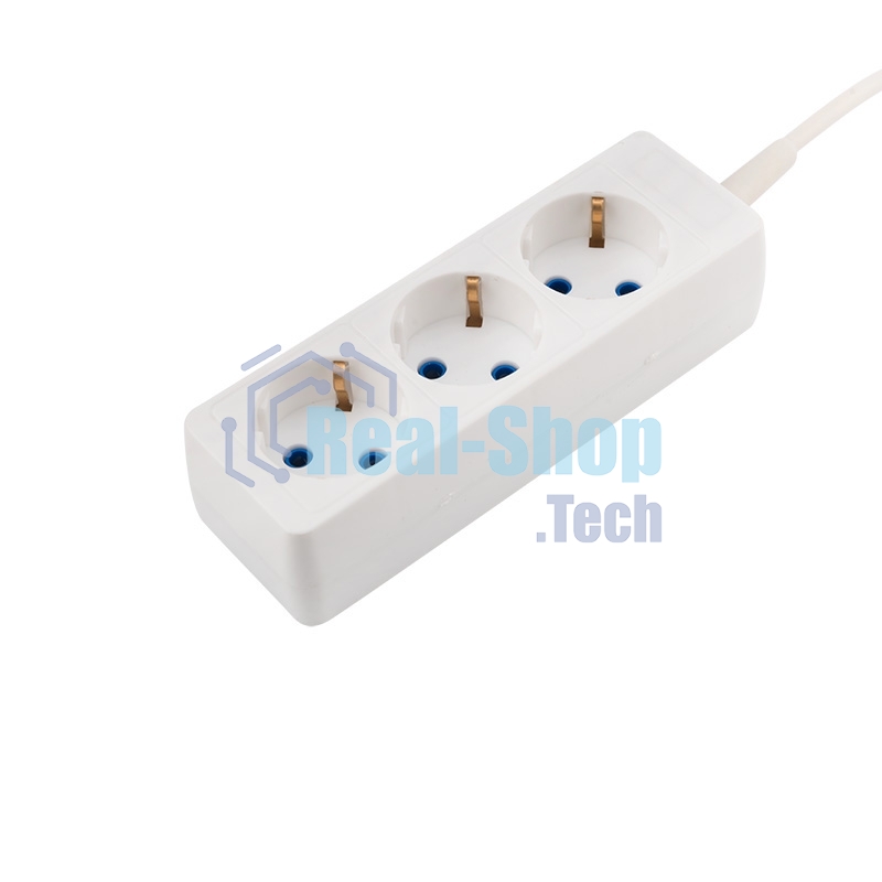 Удлинитель PROconnect 3 гнезда, 5 м, 3х0.75 мм², с/з, белый