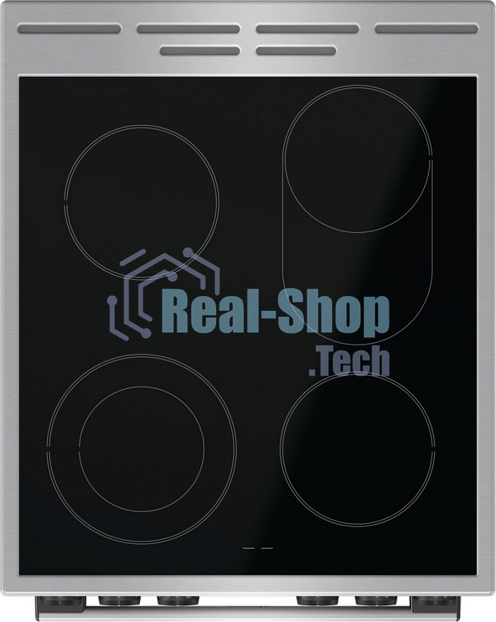 Плита электрическая Gorenje GECS5C70XA серебристый, конфорок 4 электрических, духовка 70 л, 50 см x 85 см x 59.4 см