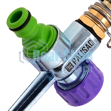 Разбрызгиватель латунный Palisad импульсный, с регулировкой угла горизонт. распыления до 26 м