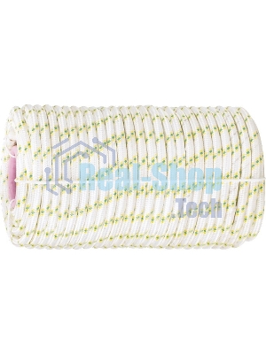 Фал плетеный Сибртех капроновый с серд., 8 мм, L 100 м, 16-прядный