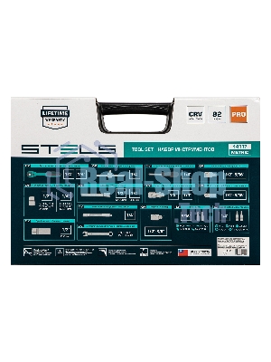 Набор инструментов Stels 14117 82 предмета, 12 гранные головки
