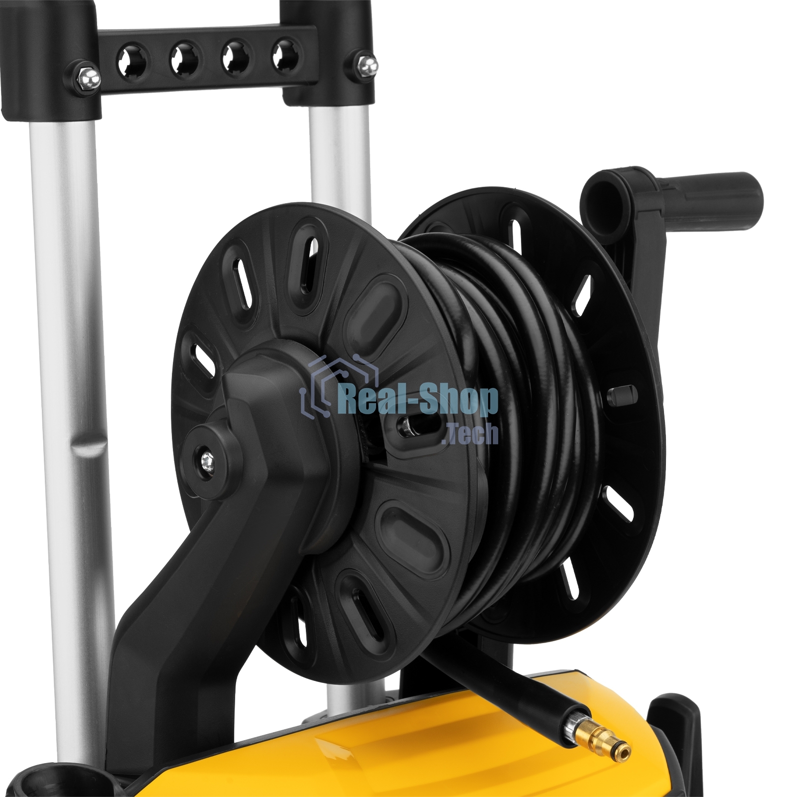 Моечная машина высокого давления Denzel R-180D, 2200 Вт, 180 бар, 380 л/ч, с барабаном