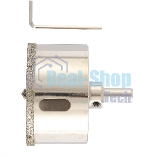 Сверло алмазное Matrix по керамограниту 68x67 мм, 3-гранный хвостовик