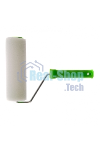 Валик Сибртех Поролон с ручкой, 200 мм, D 48 мм, D ручки 6 мм