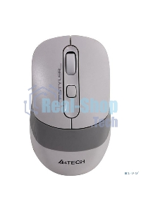 Мышь беспроводная A4Tech Fstyler FG10S белый/серый, 2000 dpi, радиоканал, USB, кнопки - 4