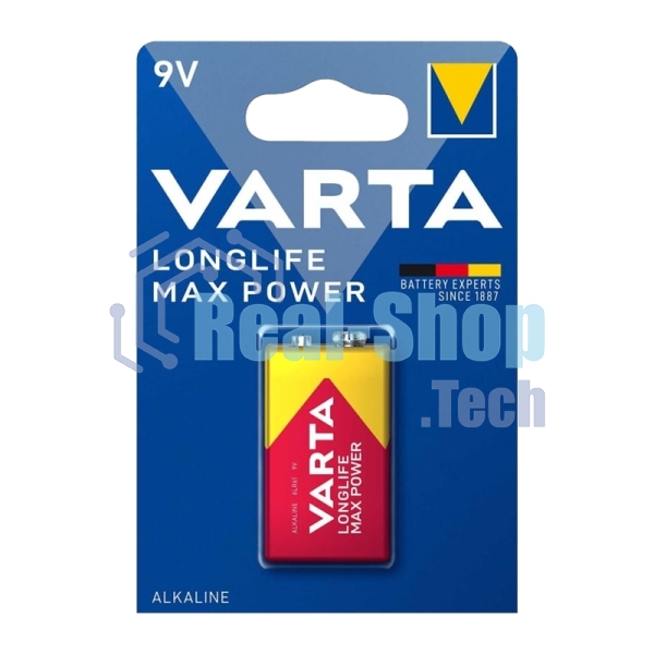 Батарейка VARTA LONGLIFE MAX P. 9V бл.1