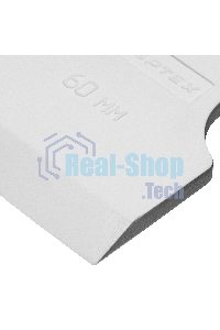 Шпатель Сибртех белая резина, 60 мм