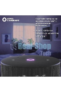 Умная колонка Yandex Станция Мини 3 Алиса черный 12W 1.0 BT/Wi-Fi