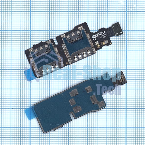 Слот Sim-карты для Samsung Galaxy S5 mini SM-G800