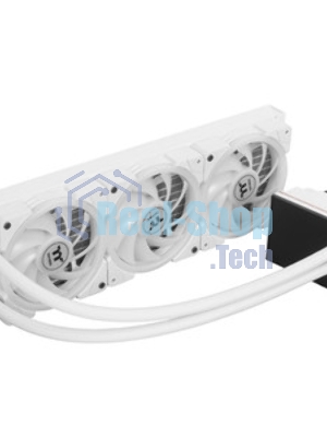 Система жидкостного охлаждения Thermaltake MAGFloe 360 Ultra Snow ARGB Soc-AM5/AM4/1200/1700/1851 белый 4-pin 30.6dB Al+Cu LCD Ret (CL-W433-PL12SW-A)