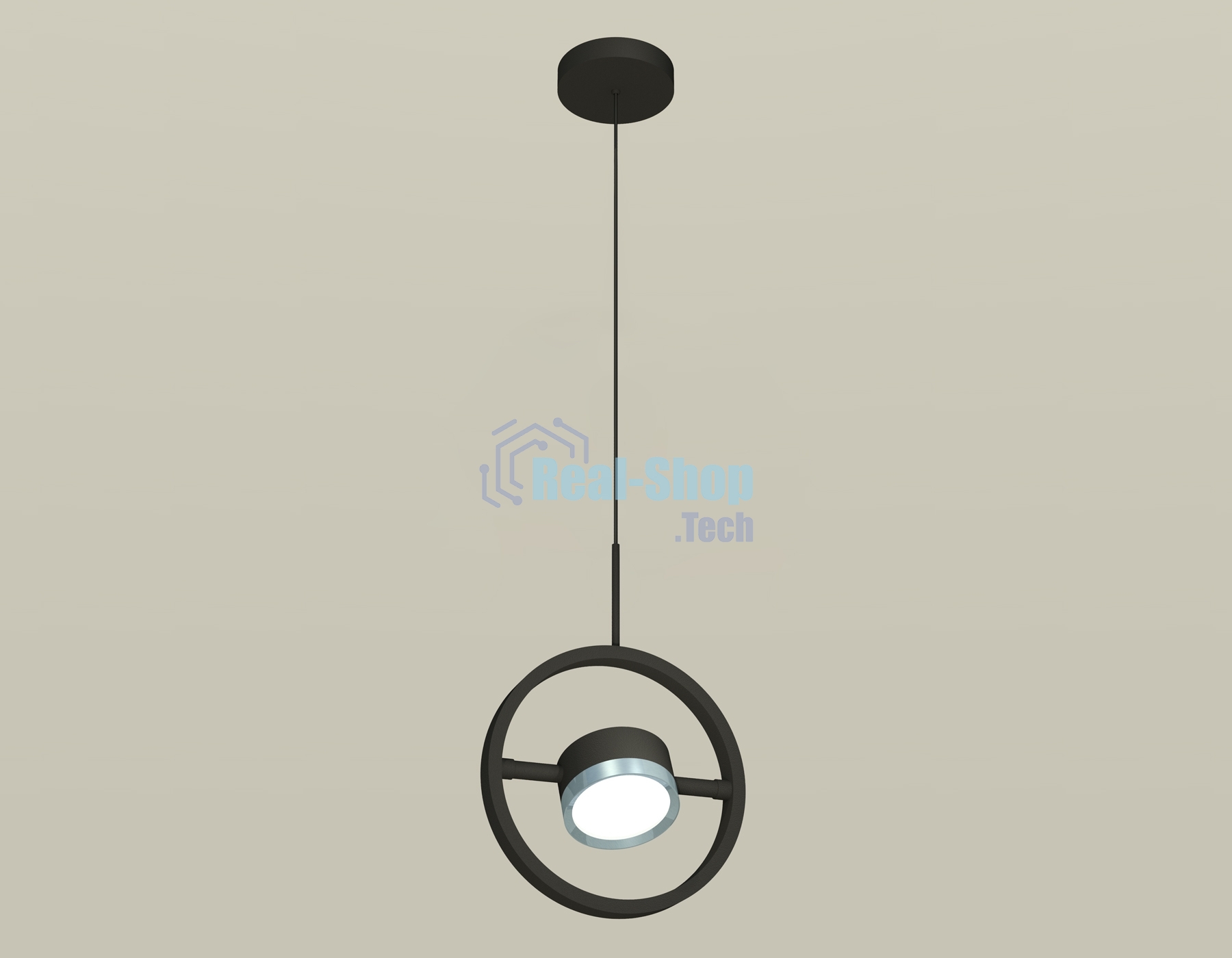 Светильник Ambrella light XB9112102 SBK/PPH черный песок/графит полированный GX53 (C9112, N8133)