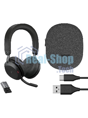 Гарнитура Jabra Evolve2 75 чёрный, беспроводная, Bluetooth, до 36 ч