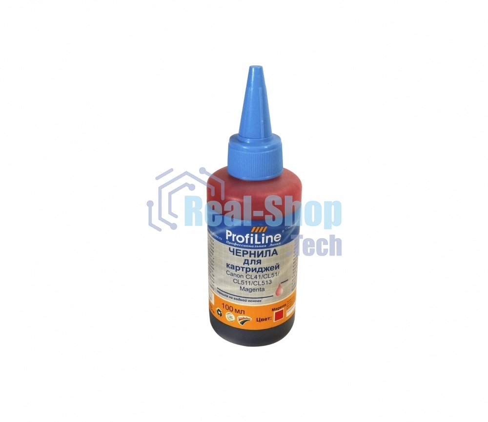 Чернила ProfiLine PL-CL 41/CL 51/CL 511/CL 513 для Canon Magenta 100 мл водн