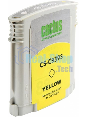 Картридж струйный Cactus CS-C9393 желтый для №88 HP Officejet Pro K550 (29мл)