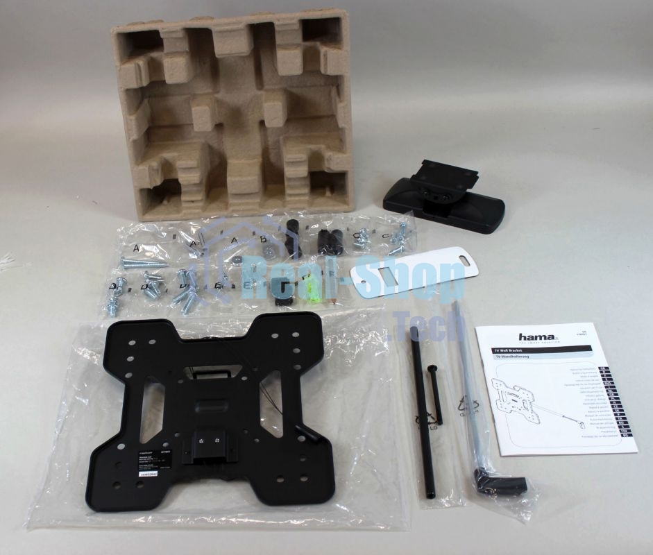 Кронштейн для телевизора Hama TILT TV Premium черный 19