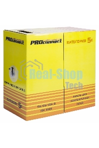 Кабель витая пара PROconnect UTP 4PR 24AWG, cat.5e наружный (OUTDOOR) (бухта 305 м)
