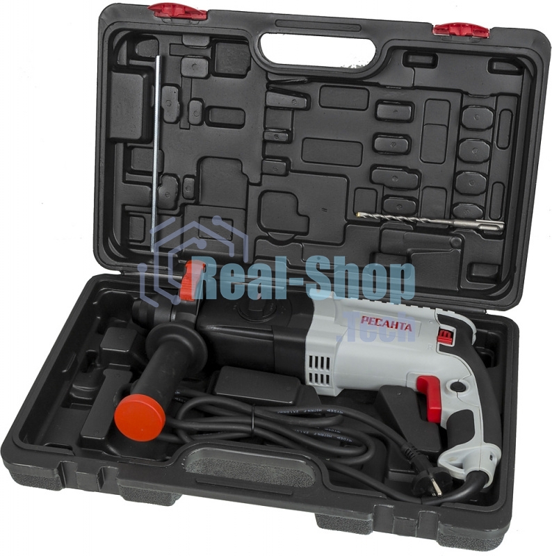 Перфоратор Ресанта П-32-1000К патрон:SDS-plus уд.:5.2Дж 1000Вт (кейс в комплекте)