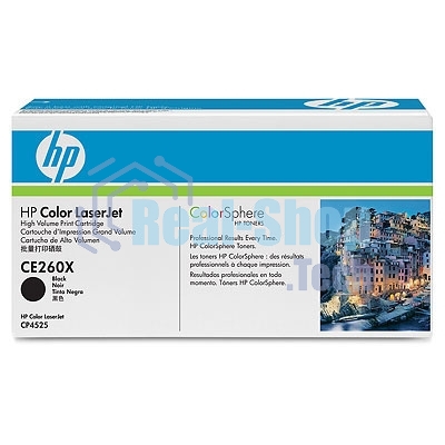 Картридж лазерный HP CE260X черный для CLJ CP4525 17000 стр.