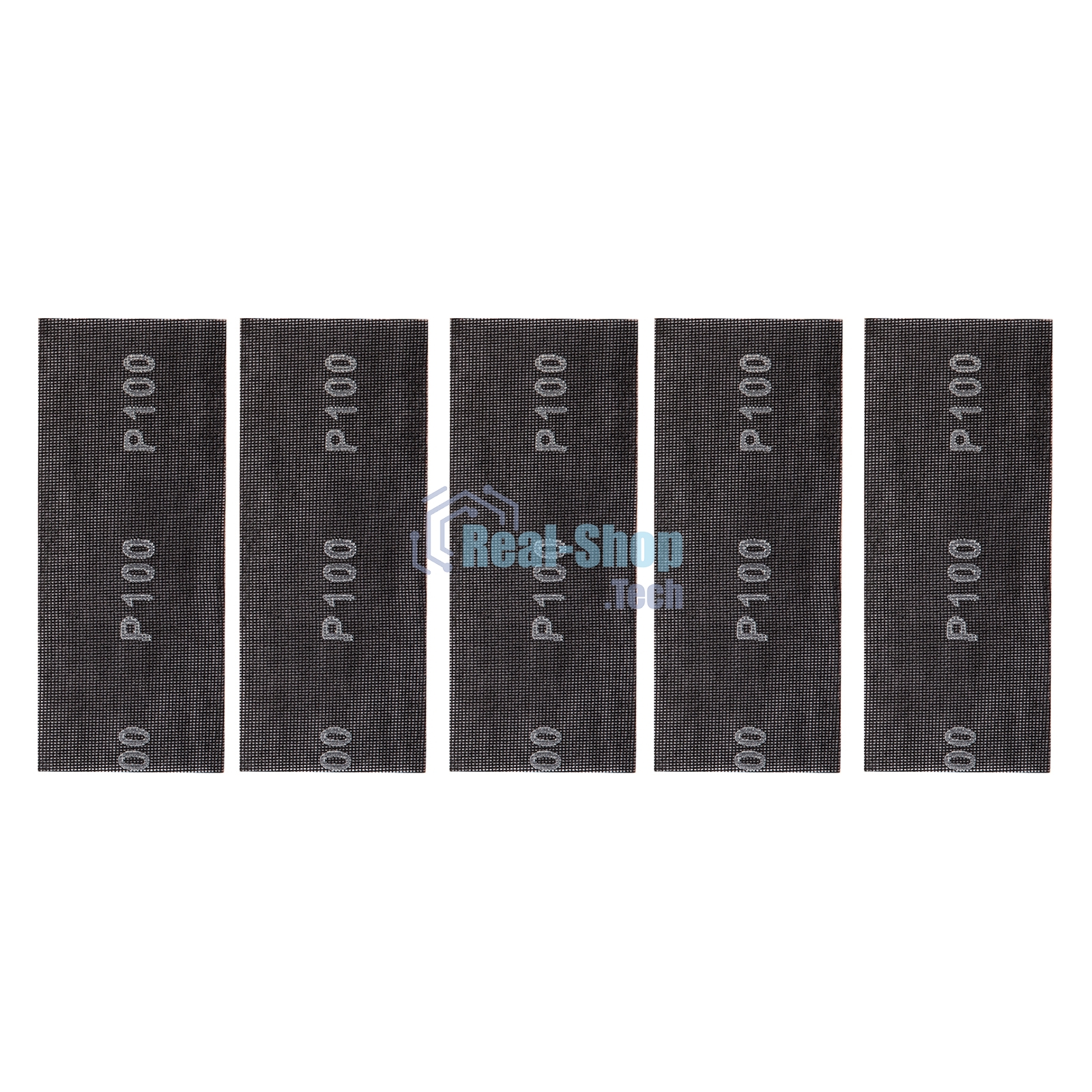 Сетка абразивная Сибртех, P 100, 115 х 280 мм, 5 шт.