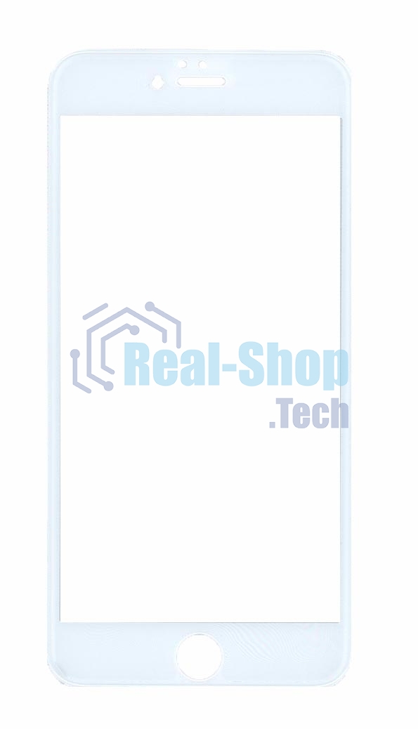 Защитное стекло 4D для Apple iPhone 6/6S Plus белый