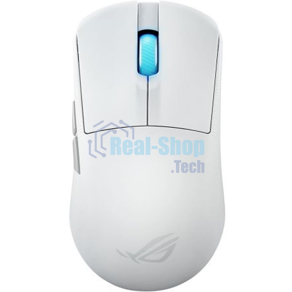 Мышь беспроводная ASUS ROG Harpe Ace Mini белый, 42000 dpi, радиоканал, Bluetooth, USB, кнопки - 5