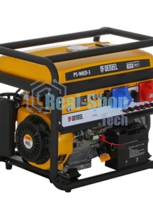 Электрогенератор бензиновый Denzel PS 90 ED-3, 9 кВт, 85 дБ, 90 кг