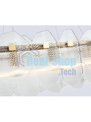 Светильник Ambrella light LH31255/12 BS/CL латунь/прозрачный E14*12 max 40W 1000*340*270