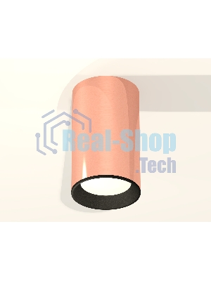 Светильник Ambrella Light XS6326002 PPG/SBK золото розовое полированное/черный песок MR16 GU5.3 (C6326, N6102)