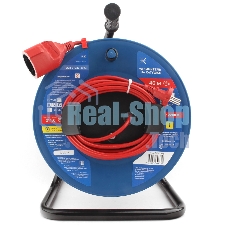 Силовой удлинитель на катушке Power Cube PC20202, 10 А/2,2 кВт, 40 м, 1 розетка б/з