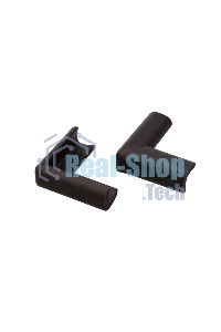 Набор: тонкая мягкая универсальная лента для крепления на острые края (NBR,14x4x2000 мм) + 4 мягкие насадки-протектора 