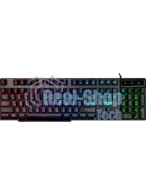 Комплект клавиатура+мышь Defender Tor MHP-127 проводной, USB, 3200 DPI, чёрный