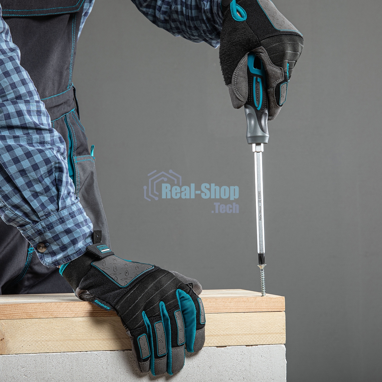 Отвертка Gross 12149 PH3 x 150мм S2, трехкомпонентная ручка