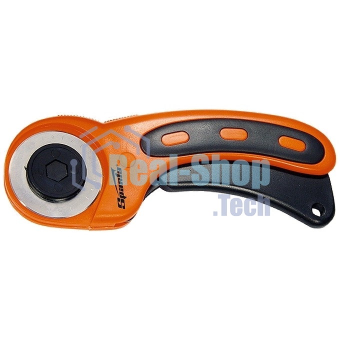 Нож Sparta 45 мм, вращающееся лезвие-ролик диаметром, пластмассовая ручка пистолетного типа