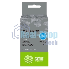 Картридж ленточный Cactus CS-M21-500595WT черный шрифт, белый фон (12.7 мм, 6.4 м) для Brady BMP21-PLUS, BMP21-LAB