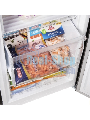 Морозильная камера Maunfeld MFFR170SB, черный, 206л, 4 ящика, 2 полки