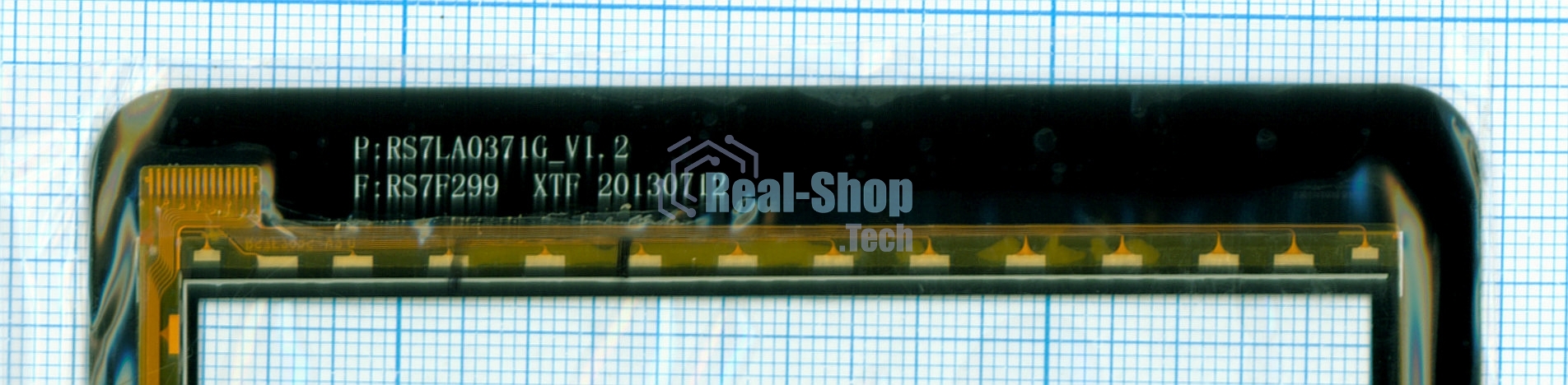 Сенсорное стекло (тачскрин) RS7F299D_V2.0, черное