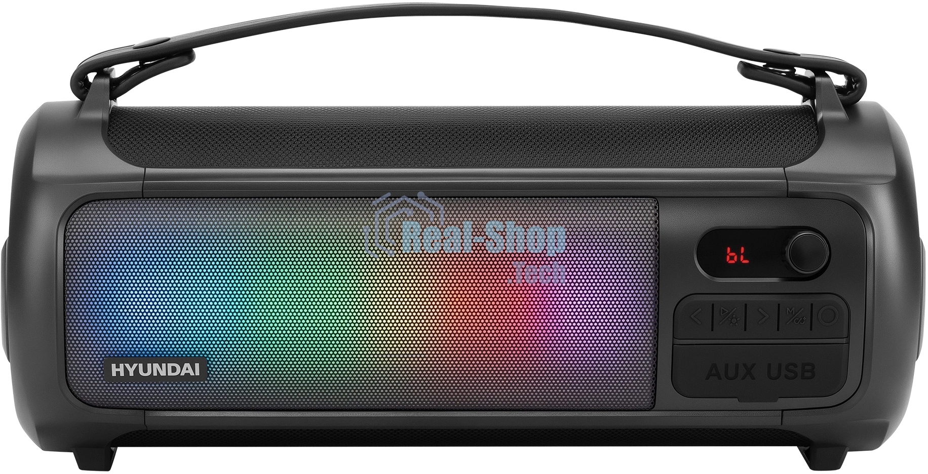 Портативная колонка Hyundai H-PS1025 черный 40W 2.0 BT 10м 3000mAh