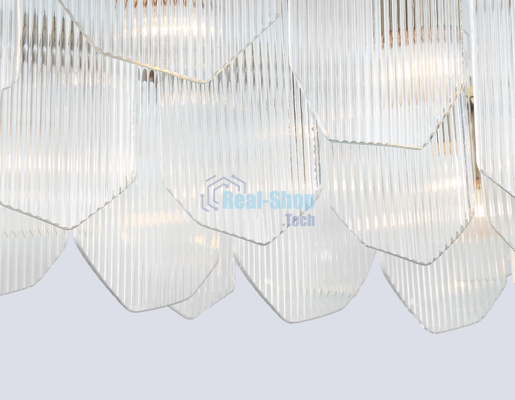 Светильник Ambrella light LH31255/12 BS/CL латунь/прозрачный E14*12 max 40W 1000*340*270